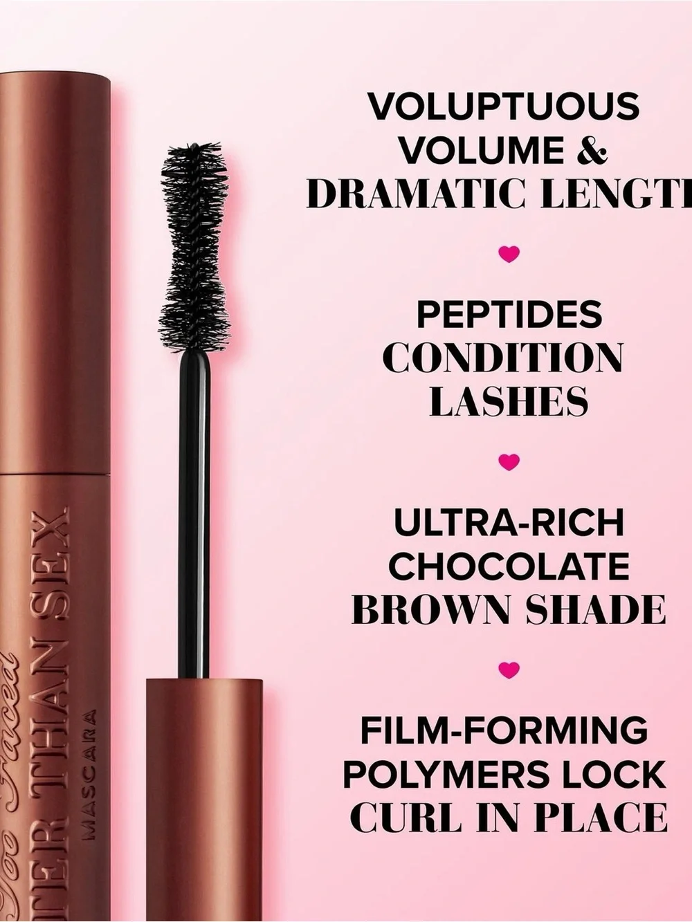 Too Faced Better Than Sex Mascara — Chocolate Brown